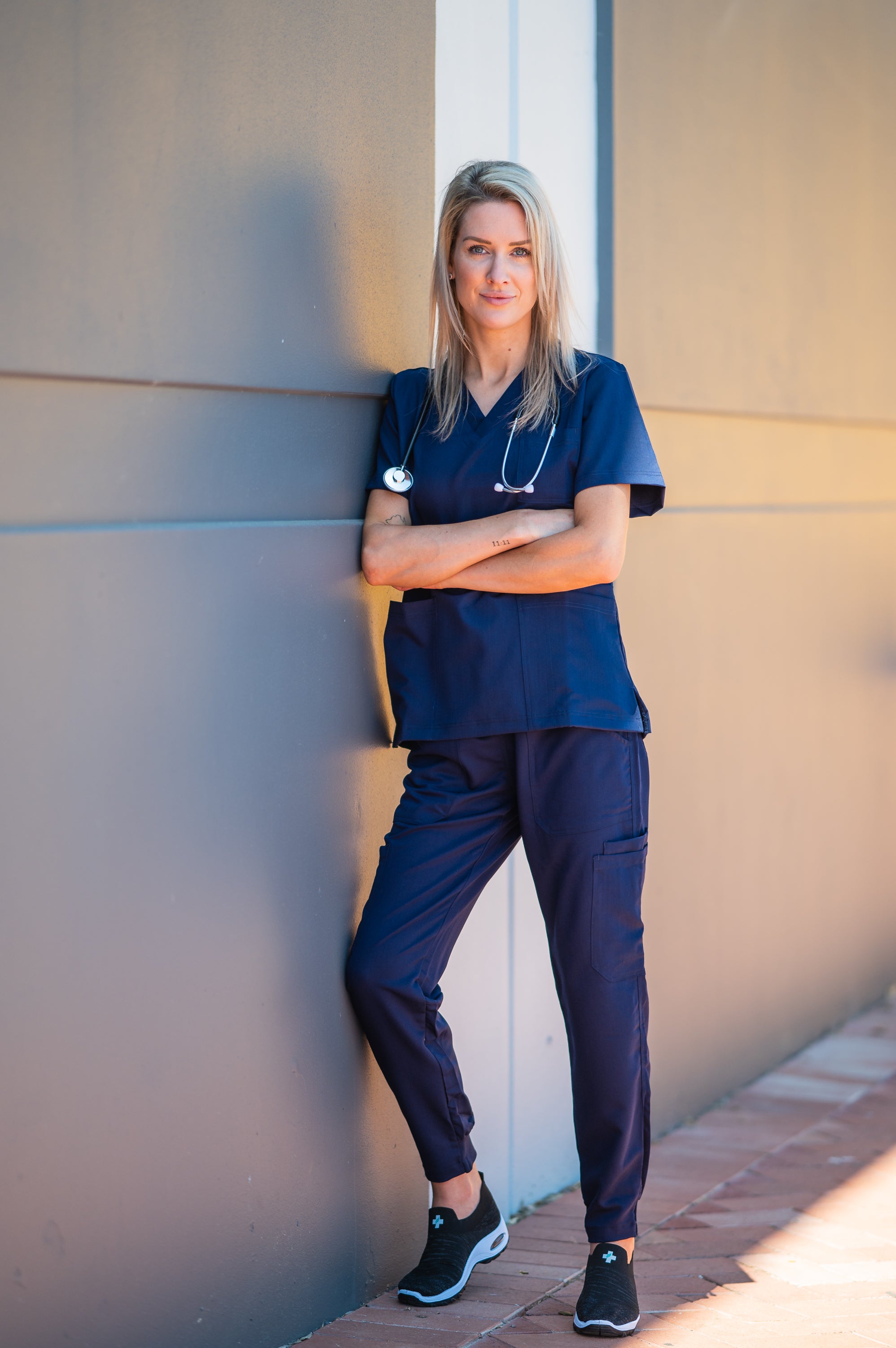 Softies Eaton Women's Premium Hybrid Jogger Leg Scrub Pants EATP01 - Simply Scrubs Australia